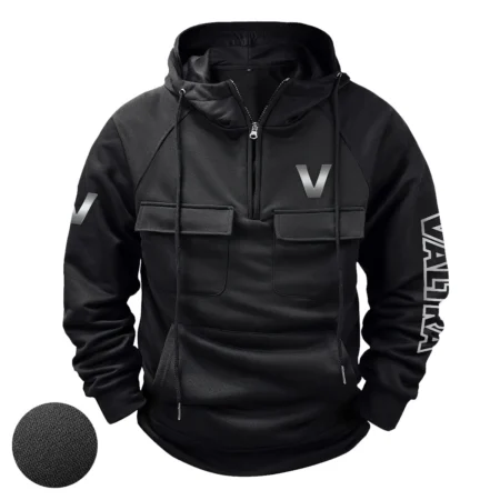 Valtra Unique Logo Collection For Farmer Tractor Lovers Tactical Quarter Zip Hoodie BLF8424A162