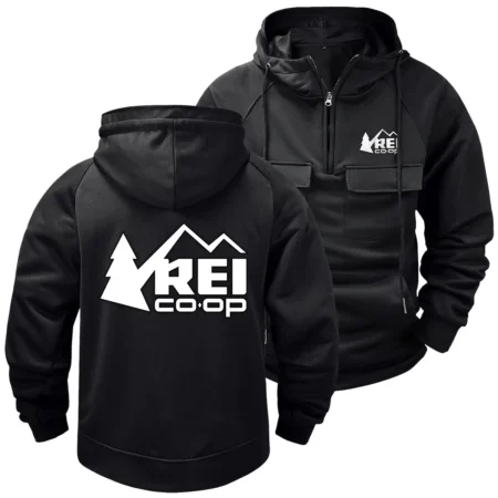 Collection Release REI Recreational Equipment Camping Brand Tactical Quarter Zip Hoodie BLCP9924A2REI