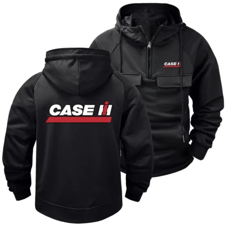 Collection Release Case IH Brand Agricultural and Craftwork Farmer Tactical Quarter Zip Hoodie BLF15924A12