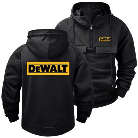 Collection Release DeWalt Brand Agricultural and Craftwork Farmer Tactical Quarter Zip Hoodie BLF15924A162