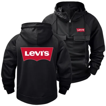 Collection Release Levis Brand Agricultural and Craftwork Farmer Tactical Quarter Zip Hoodie BLF15924A192