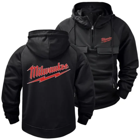 Collection Release Milwaukee Brand Agricultural and Craftwork Farmer Tactical Quarter Zip Hoodie BLF15924A202