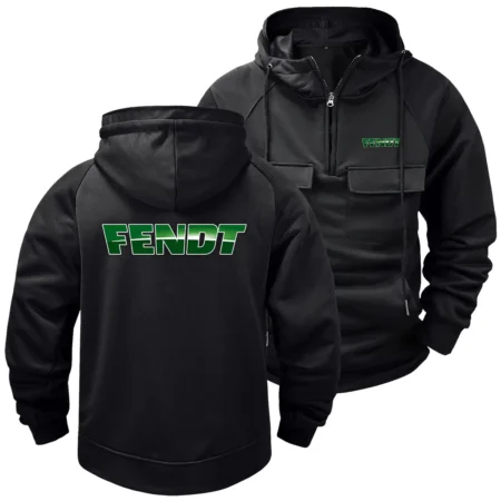 Collection Release Fendt Brand Agricultural and Craftwork Farmer Tactical Quarter Zip Hoodie BLF15924A32