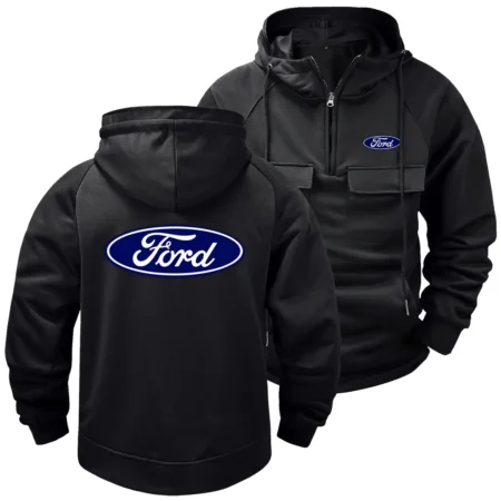 Collection Release Ford Brand Agricultural and Craftwork Farmer Tactical Quarter Zip Hoodie BLF15924A42