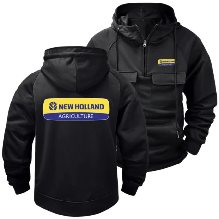 Collection Release New Holland Brand Agricultural and Craftwork Farmer Tactical Quarter Zip Hoodie BLF15924A92