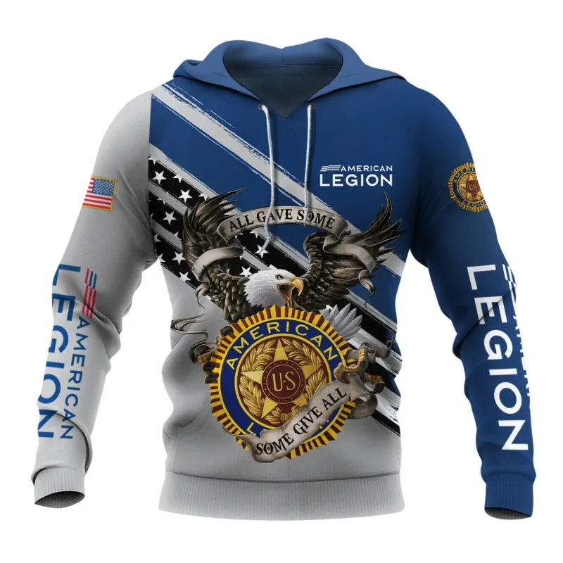 All Gave Some Some Gave All American Legion United States Veteran All Over Prints BLVET24924B1HD - Hoodie