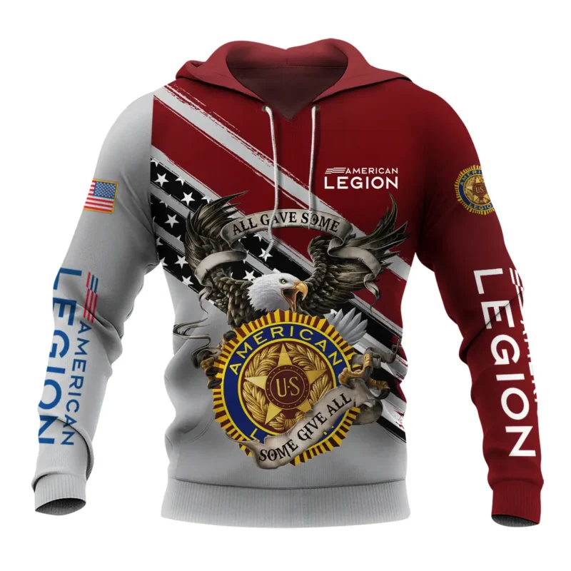 All Gave Some Some Gave All American Legion United States Veteran All Over Prints BLVET24924B2HD - Hoodie