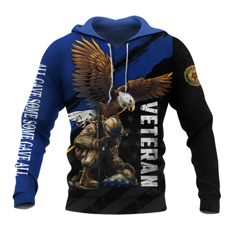 All Gave Some Some Gave All American Legion United States Veteran All Over Prints BLVET24924D1HD - Hoodie