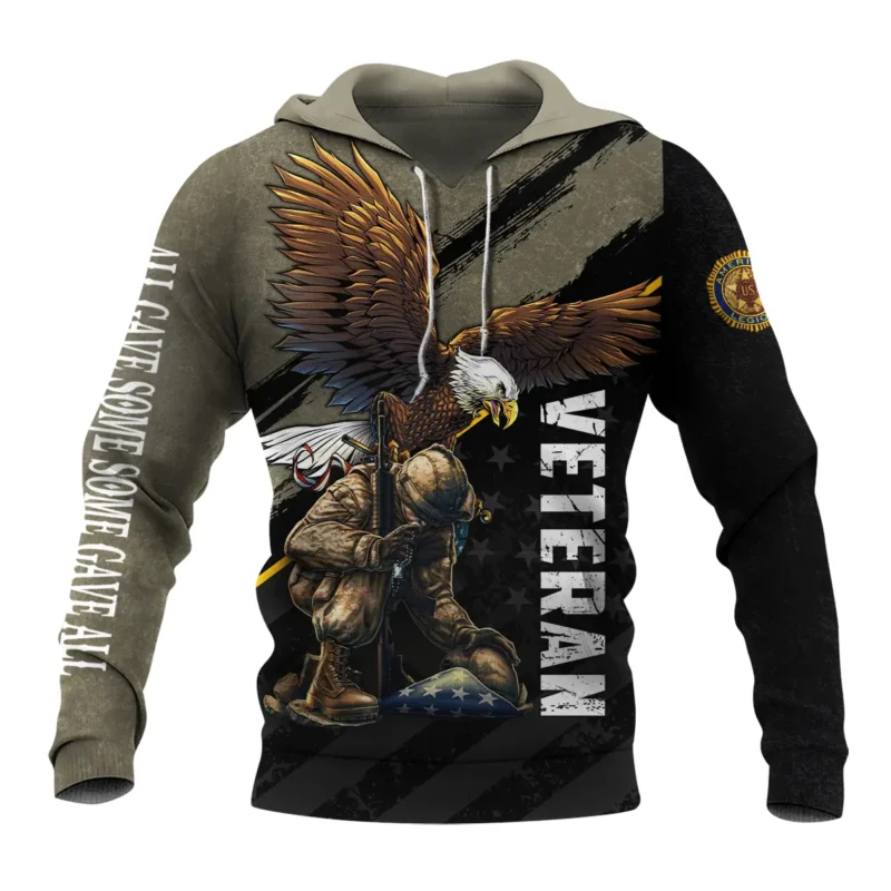 All Gave Some Some Gave All American Legion United States Veteran All Over Prints BLVET24924D3HD - Hoodie