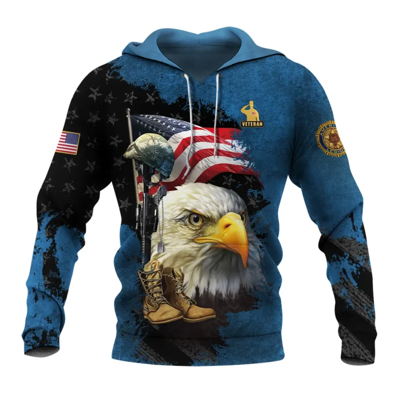 Eagle Helmet Boots American Legion United States Veteran All Over Prints BLVET24924E1HD - Hoodie