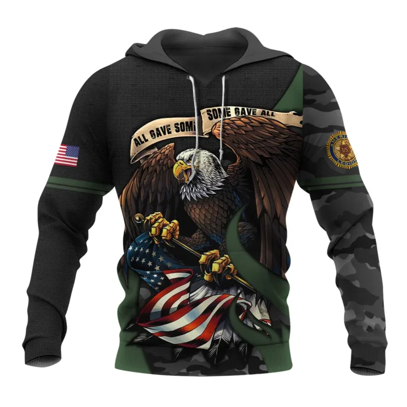 All Gave Some Some Gave All American Legion United States Veteran All Over Prints BLVET24924F3HD - Hoodie