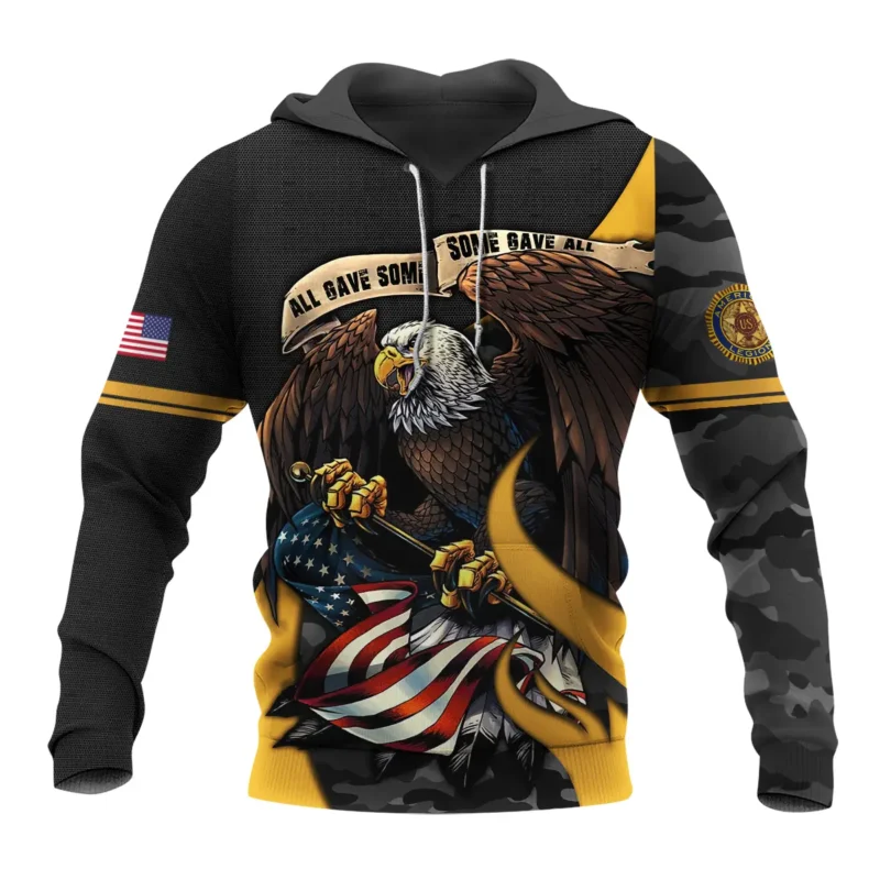 All Gave Some Some Gave All American Legion United States Veteran All Over Prints BLVET24924F4HD - Hoodie