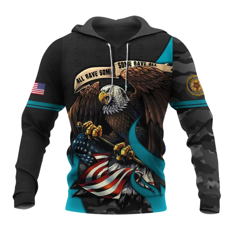 All Gave Some Some Gave All American Legion United States Veteran All Over Prints BLVET24924F5HD - Hoodie