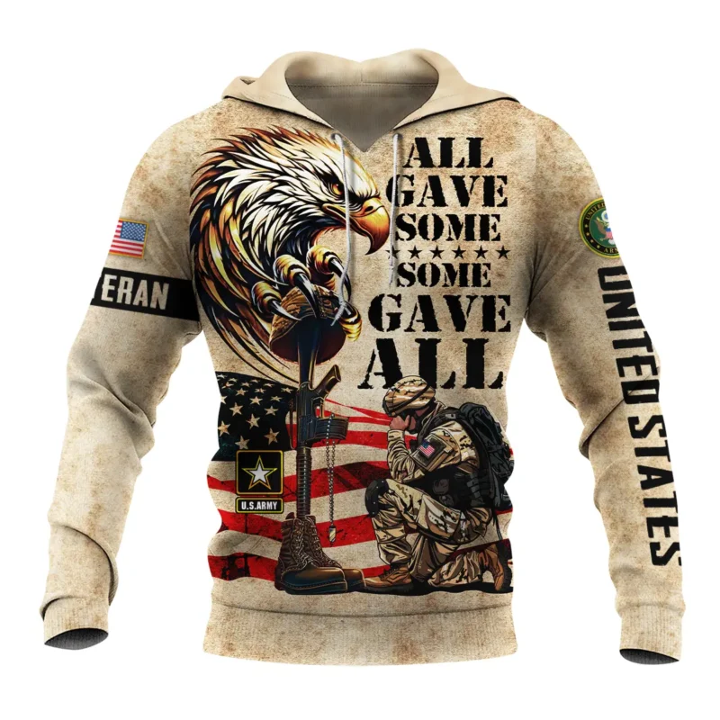 Honor The Fallen All Gave Some Some Gave All U.S. Army All Over Prints BLVTR19924A3AMHD - Hoodie