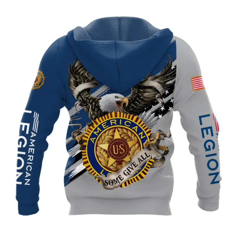 All Gave Some Some Gave All American Legion United States Veteran All Over Prints BLVET24924B1HD - Hoodie