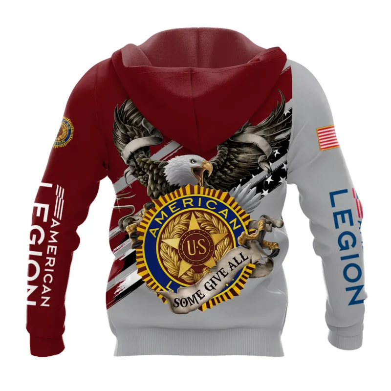 All Gave Some Some Gave All American Legion United States Veteran All Over Prints BLVET24924B2ZHD - Zip Hoodie