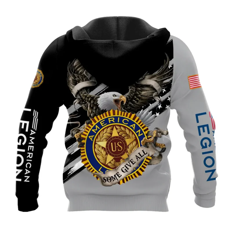 All Gave Some Some Gave All American Legion United States Veteran All Over Prints BLVET24924B5ZHD - Zip Hoodie