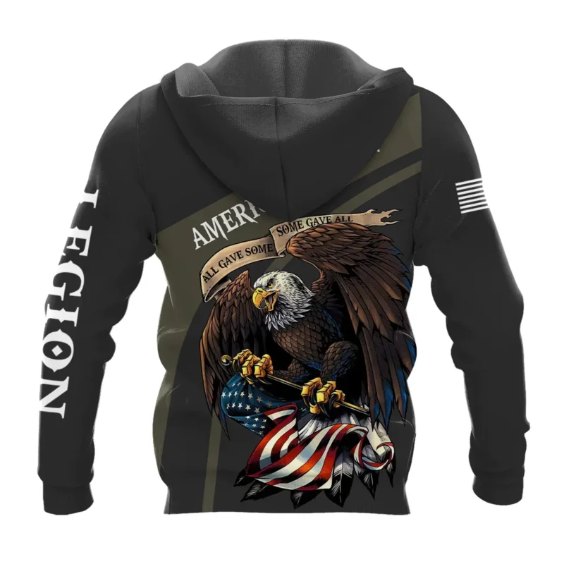 Proudly Served All Gave Some SGA American Legion United States Veteran All Over Prints BLVET24924C3HD - Hoodie