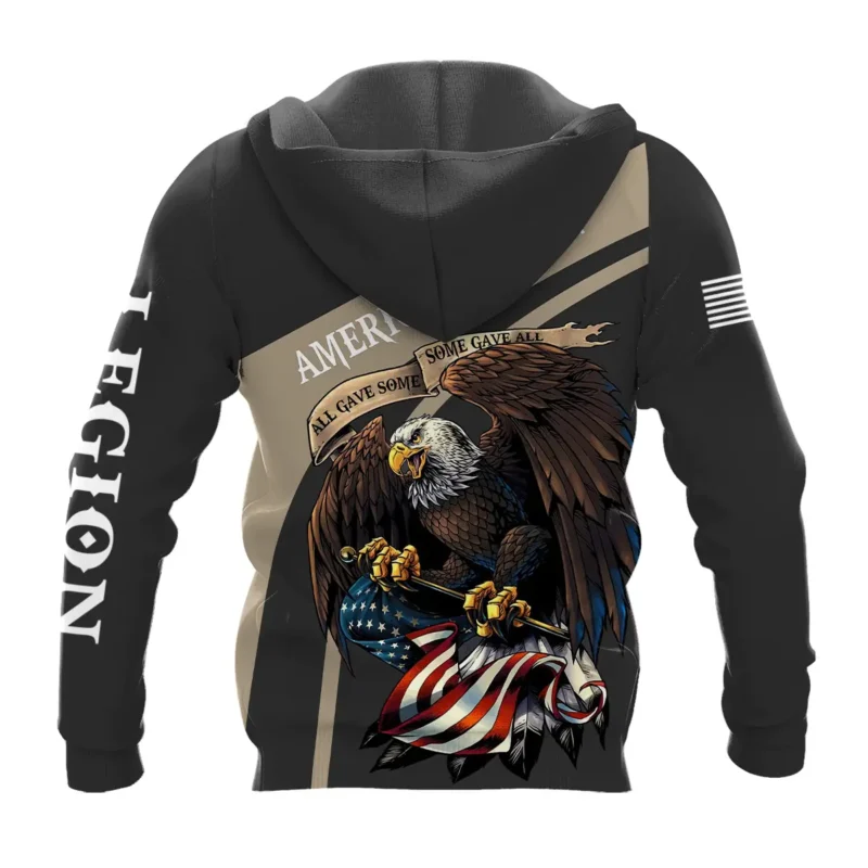 Proudly Served All Gave Some SGA American Legion United States Veteran All Over Prints BLVET24924C4HD - Hoodie