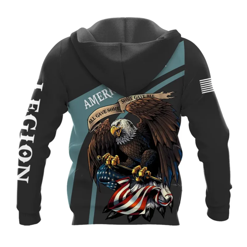 Proudly Served All Gave Some SGA American Legion United States Veteran All Over Prints BLVET24924C5HD - Hoodie