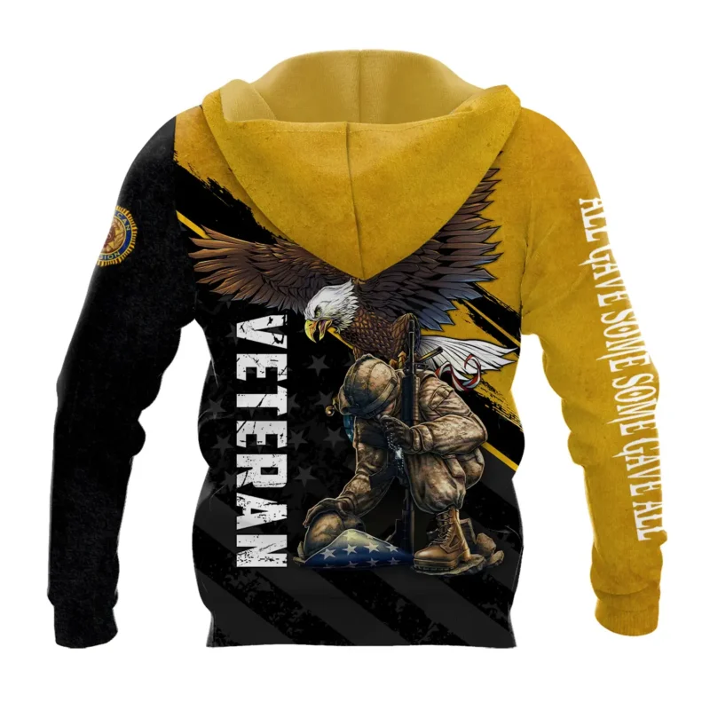 All Gave Some Some Gave All American Legion United States Veteran All Over Prints BLVET24924D4ZHD - Zip Hoodie