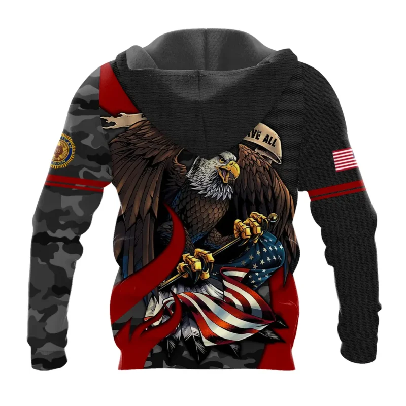 All Gave Some Some Gave All American Legion United States Veteran All Over Prints BLVET24924F2HD - Hoodie