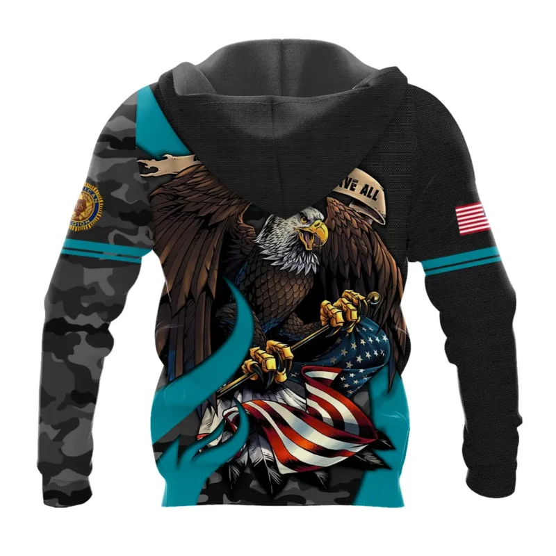 All Gave Some Some Gave All American Legion United States Veteran All Over Prints BLVET24924F5ZHD - Zip Hoodie