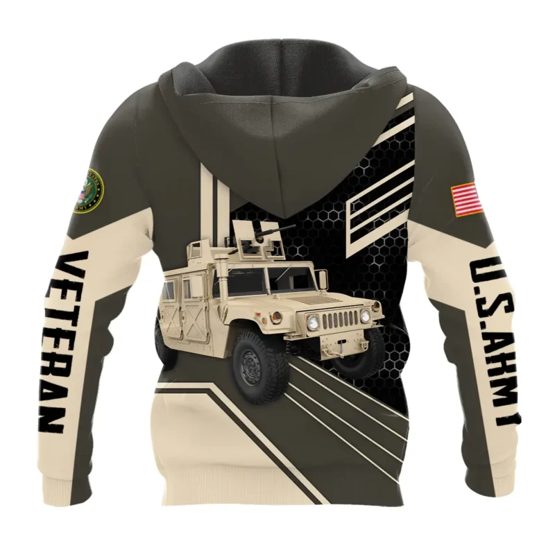 Military Trucks U.S. Army All Over Prints BLVTR19924A1AMZHD - Zip Hoodie