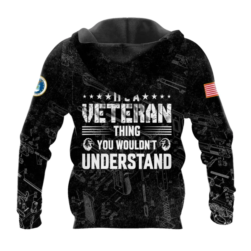 It's A Veteran Thing You Wouldn't Understand Bullet Dissection U.S. Air Force All Over Prints BLVTR21924A1AFZHD - Zip Hoodie