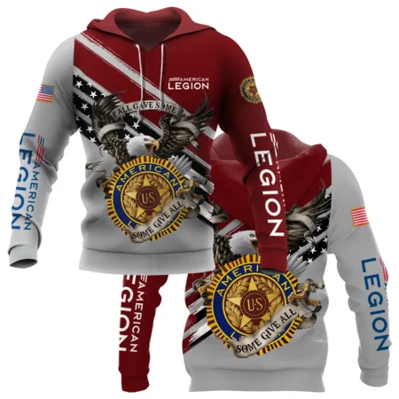 All Gave Some Some Gave All American Legion United States Veteran All Over Prints BLVET24924B2HD - Hoodie