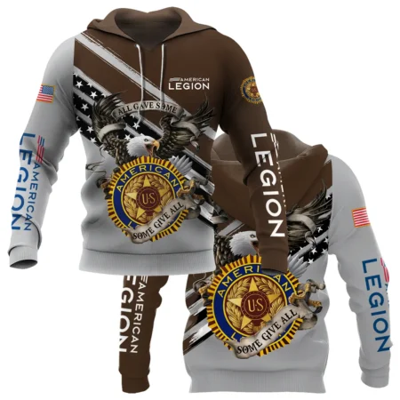 All Gave Some Some Gave All American Legion United States Veteran All Over Prints BLVET24924B3HD - Hoodie