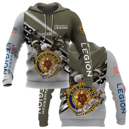 All Gave Some Some Gave All American Legion United States Veteran All Over Prints BLVET24924B4HD - Hoodie