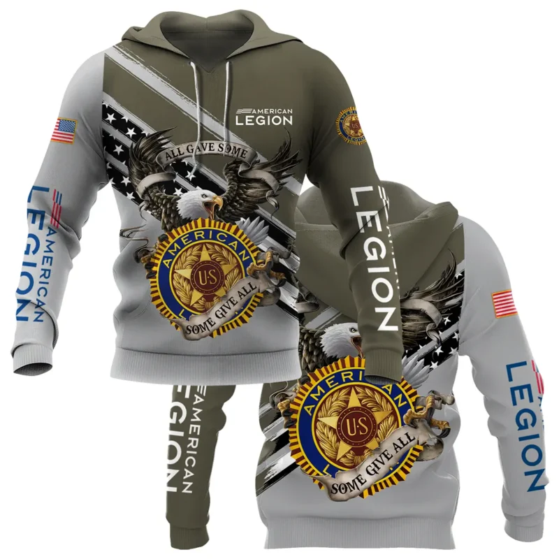 All Gave Some Some Gave All American Legion United States Veteran All Over Prints BLVET24924B4HD - Hoodie