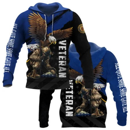 All Gave Some Some Gave All American Legion United States Veteran All Over Prints BLVET24924D1HD - Hoodie