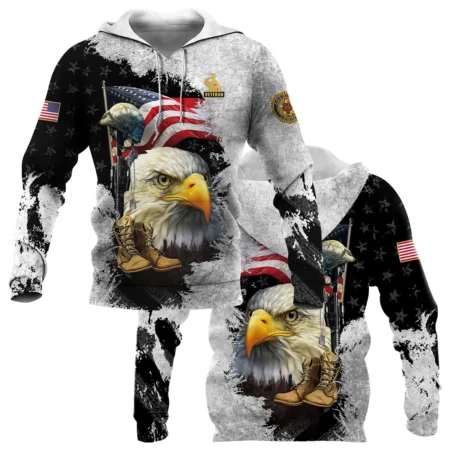 Eagle Helmet Boots American Legion United States Veteran All Over Prints BLVET24924E4HD - Hoodie