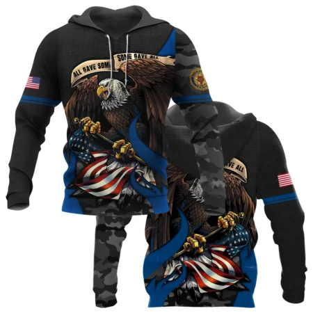 All Gave Some Some Gave All American Legion United States Veteran All Over Prints BLVET24924F1HD - Hoodie