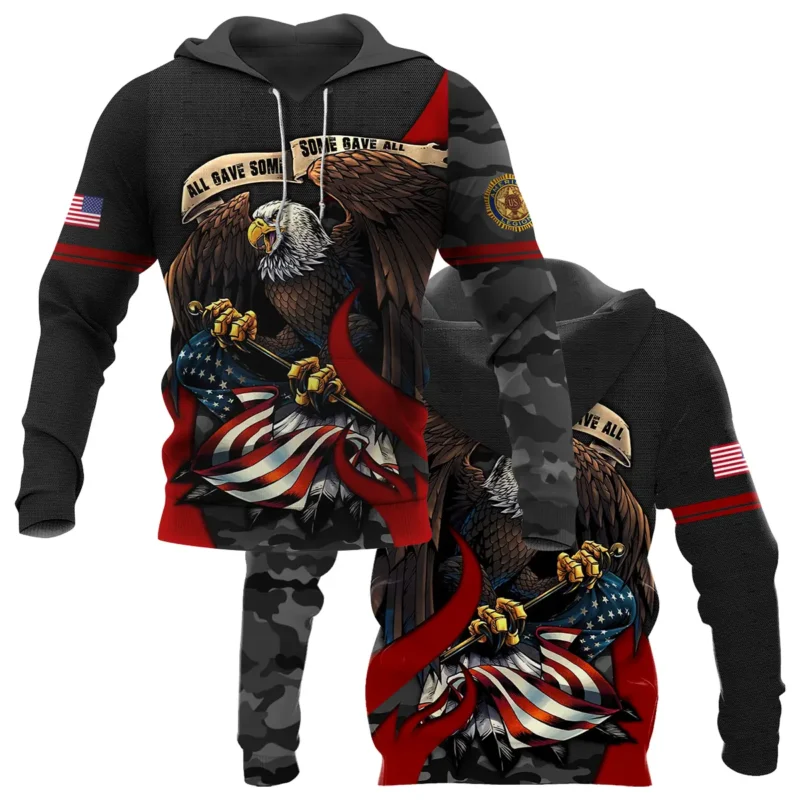 All Gave Some Some Gave All American Legion United States Veteran All Over Prints BLVET24924F2HD - Hoodie