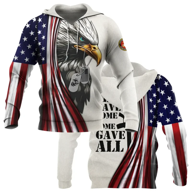 All Gave Some Some Gave All U.S. Marine Corps All Over Prints BLVTR19924A2MCHD - Hoodie