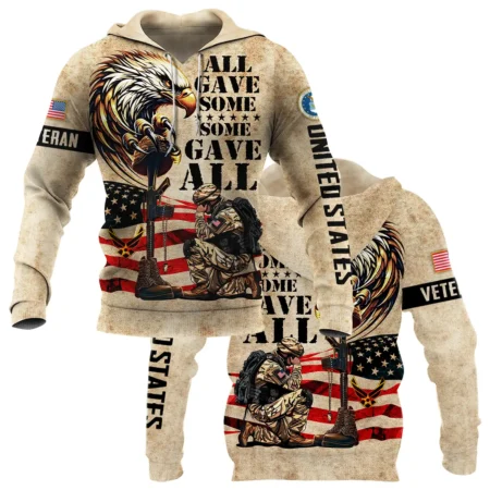 Honor The Fallen All Gave Some Some Gave All U.S. Air Force All Over Prints BLVTR19924A3AFHD - Hoodie