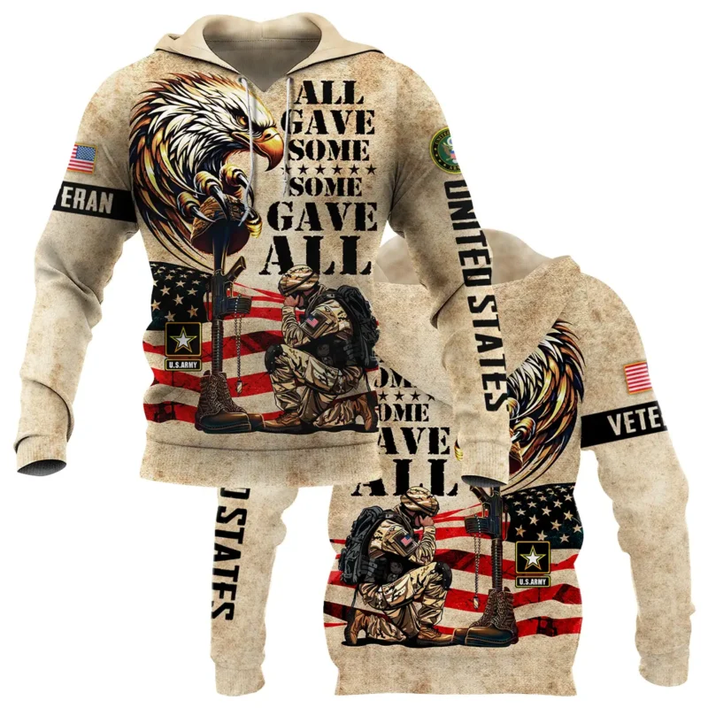 Honor The Fallen All Gave Some Some Gave All U.S. Army All Over Prints BLVTR19924A3AMHD - Hoodie