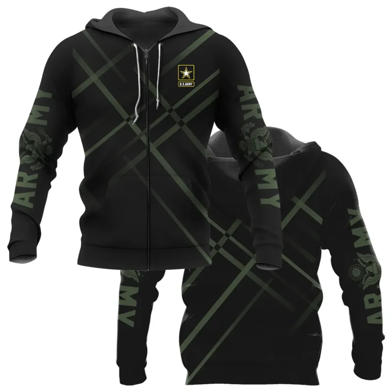 Veteran Pride - Honoring Legacy U.S. Army All Over Prints BLVTR20924A1AMZHD - Zip Hoodie