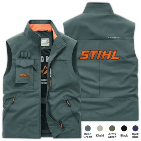 Collection Release Stihl Brand Agricultural and Craftwork Farmer Outdoor Vest BLF15924A223