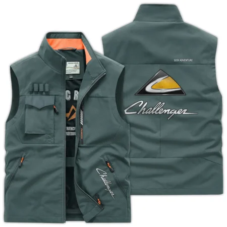 Challenger Unique Logo Collection For Farmer Tractor Lovers Outdoor Vest BLF8424A033