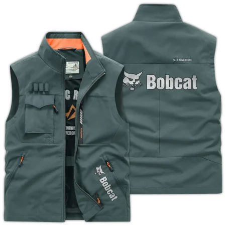 Bobcat Unique Logo Collection For Farmer Tractor Lovers Outdoor Vest BLF8424A143