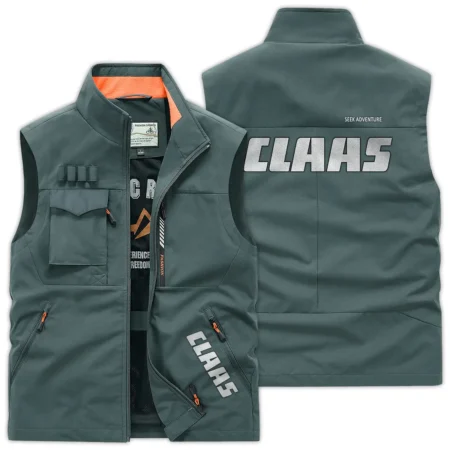 Claas Unique Logo Collection For Farmer Tractor Lovers Outdoor Vest BLF8424A173