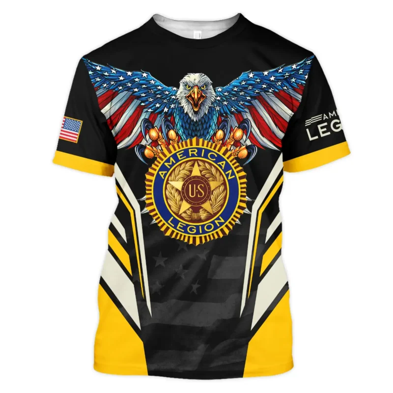 Eagle And American Legion United States Veteran All Over Prints BLVET24924A3TS - T Shirt