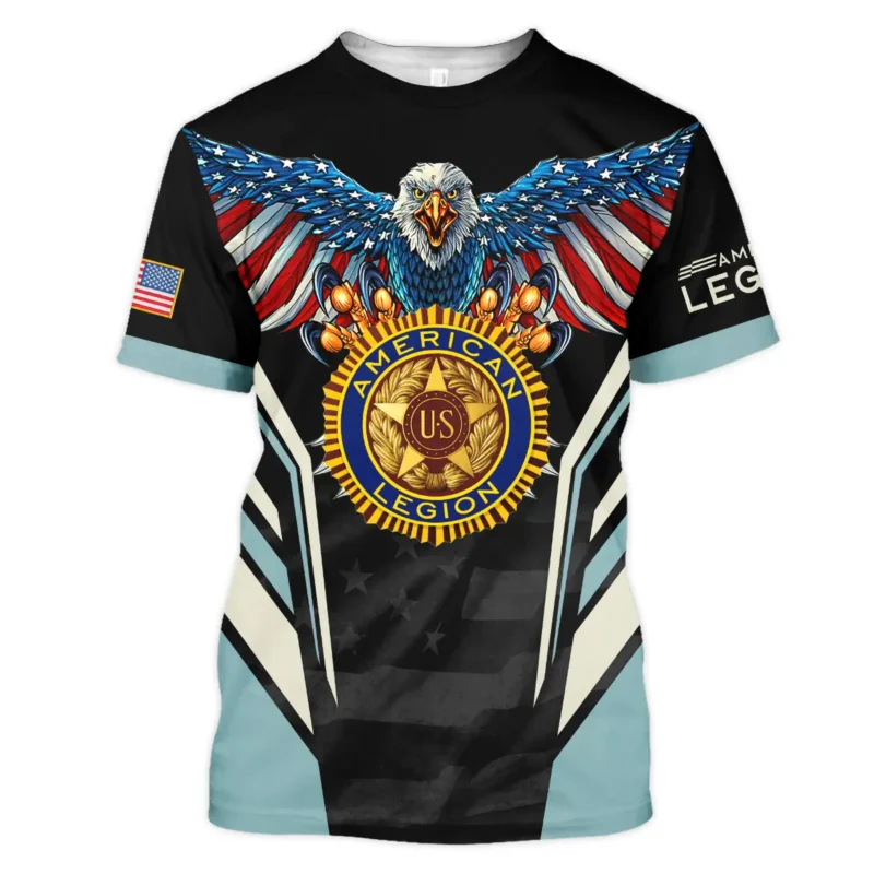 Eagle And American Legion United States Veteran All Over Prints BLVET24924A5TS - T Shirt