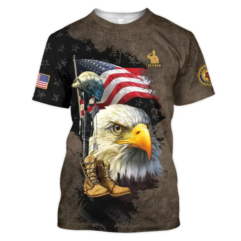 Eagle Helmet Boots American Legion United States Veteran All Over Prints BLVET24924E3TS - T Shirt