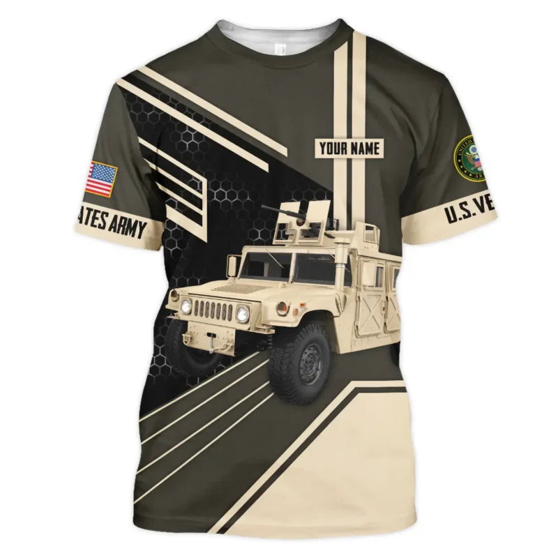 Military Trucks U.S. Army All Over Prints BLVTR19924A1AMTS - T Shirt