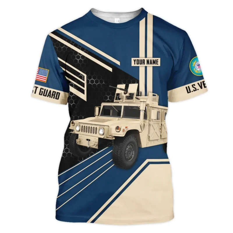 Military Trucks U.S. Coast Guard All Over Prints BLVTR19924A1CGTS - T Shirt